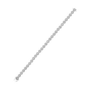 14K WG 4 ct. tw. Diamond Bracelet