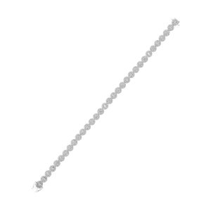 14K WG 3 ct. tw. Diamond Bracelet