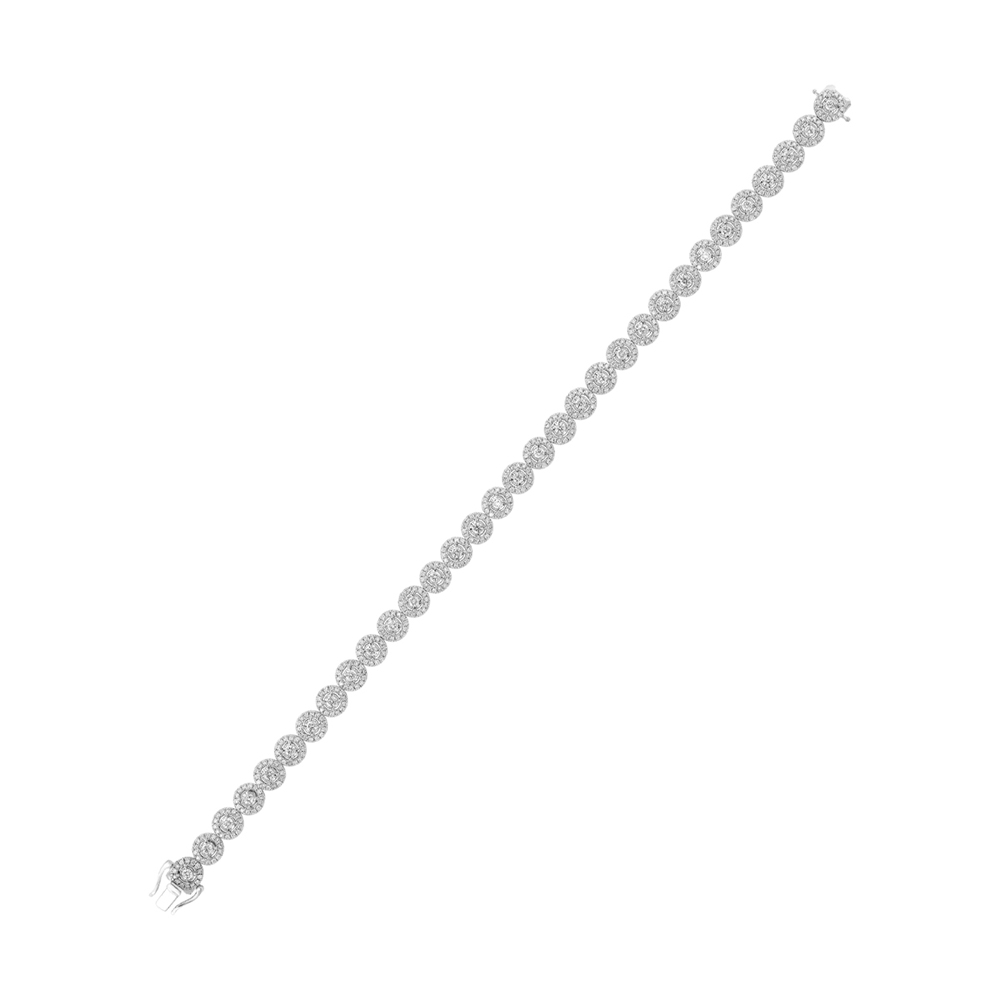 14K WG 3 ct. tw. Diamond Bracelet