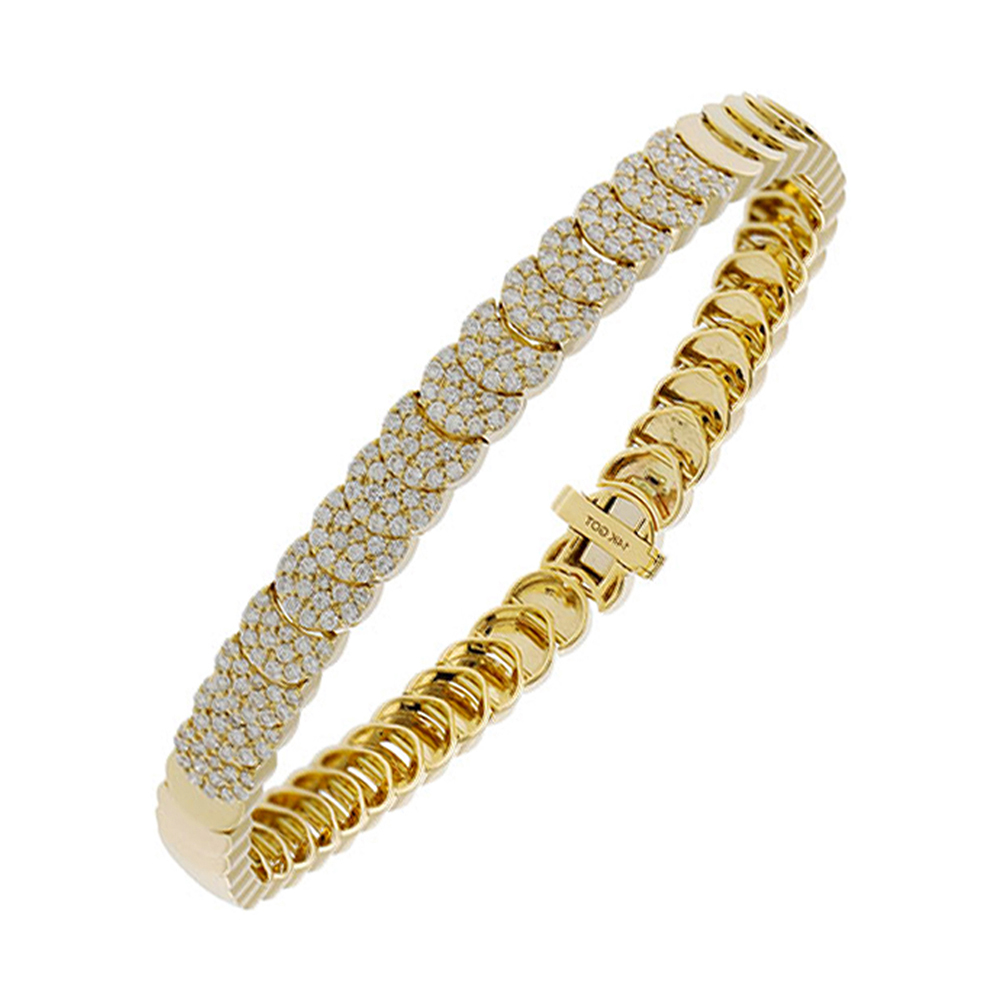 14K YG 1 1/10 ct. tw. Diamond Fashion Bracelet