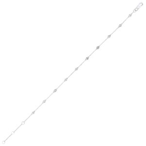 14K WG 1/4 ct. tw. Diamond by the yard Bracelet