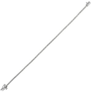 14K WG 1 ct. tw. Diamond Four Prong Tennis Bracelet
