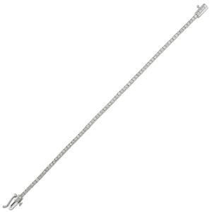 14K WG 2 ct. tw. Diamond Four Prong Tennis Bracelet