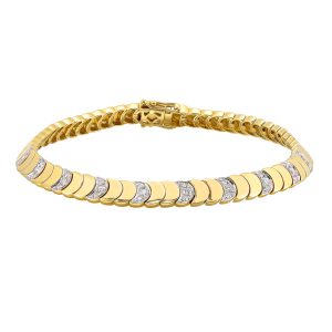 14K YG 1/2 ct. tw. Diamond Fashion Bracelet