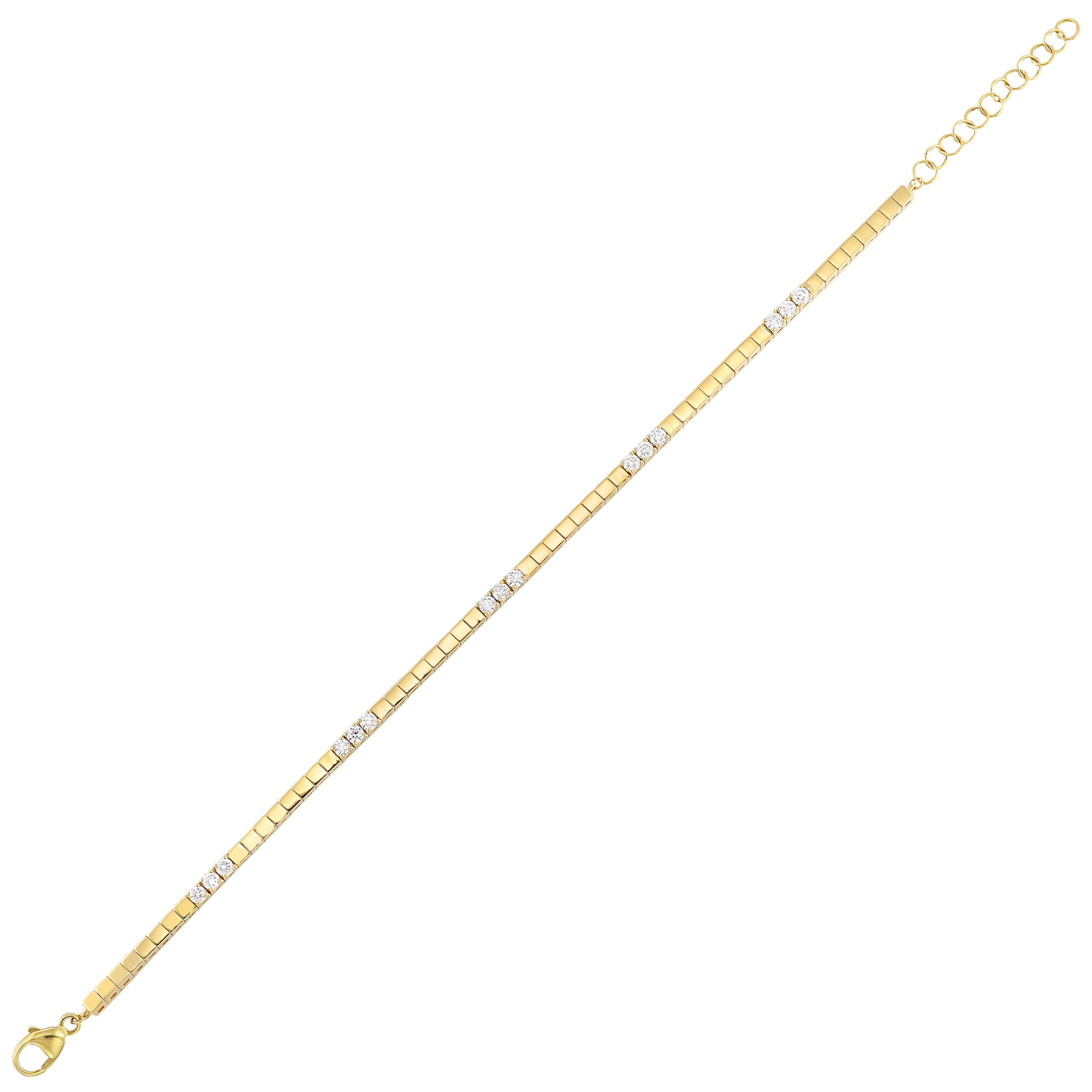 14K YG 1/2 ct. tw. Diamond Fashion Bracelet