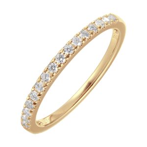 14K YG 1/5 ct. tw. Diamond Wedding Band