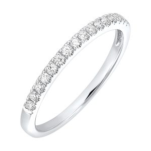 14K WG 1/5 ct. tw. Diamond Wedding Band