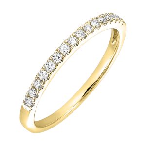 14K YG 1/5 ct. tw. Diamond Wedding Band