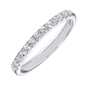 14K WG 1/4 ct. tw. Diamond Wedding Band