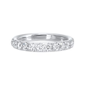14K WG 3/4 ct. tw. Diamond Wedding Band