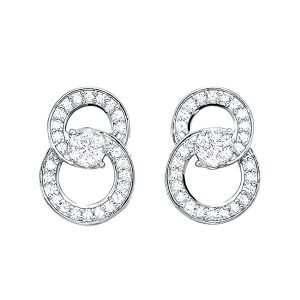 10K WG 1/2 ct. tw. Diamond Fashion Stud Earring
