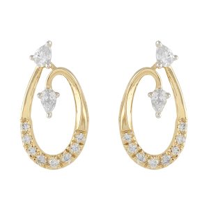 10K YG 1/4 ct. tw. Diamond Stud Earring