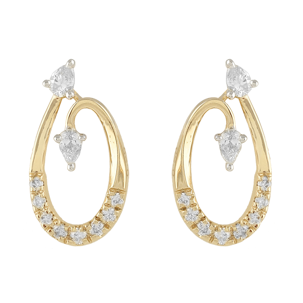 10K YG 1/4 ct. tw. Diamond Stud Earring