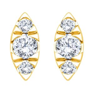 10K YG 1/12 ct. tw. Diamond Stud Earring