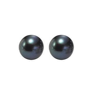 Silver 9.5mm Pearl Stud Earring