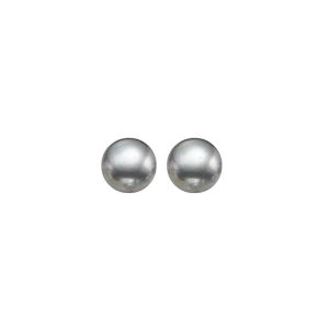 Silver 4.5mm Pearl Stud Earring