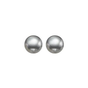 Silver 7.0mm Pearl Stud Earring
