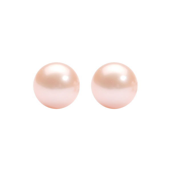 Silver 10.5mm Pearl Stud Earring