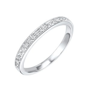 10K WG 1/8 ct. tw. Diamond Stackable Ring