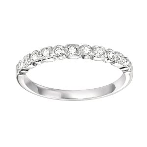 14K WG 1/8 ct. tw. Diamond Stackable Ring