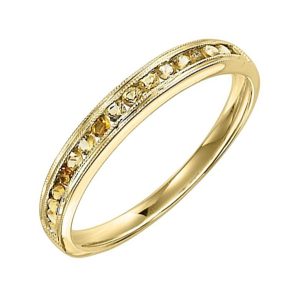 14K YG 1/3 ct. tw. Citrine Stackable Ring