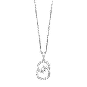 10K WG 1/4 ct. tw. Diamond Fashion Pendant