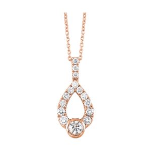 14K YG 1 ct. tw. Diamond Pendant