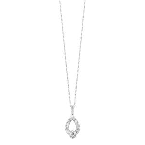 14K WG 1 ct. tw. Diamond Pendant