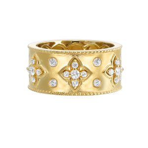 14K YG 1/2 ct. tw. Diamond Bold Ring