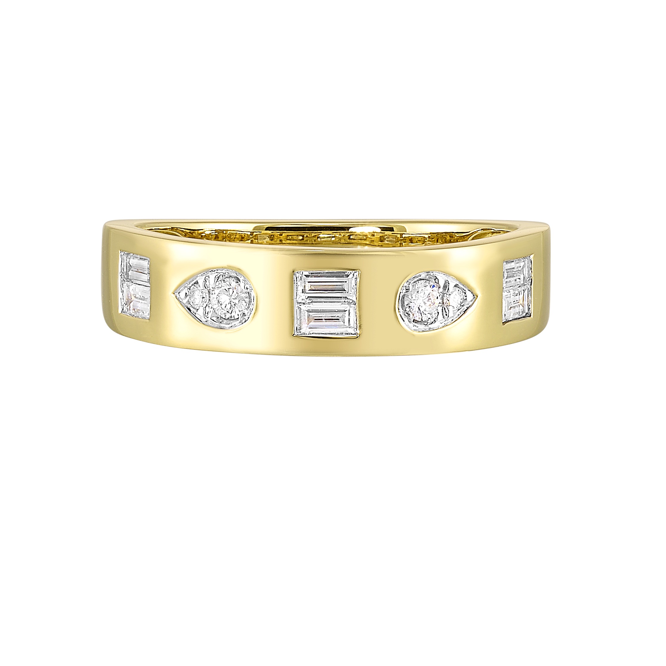 14K YG 1/4 ct. tw. Diamond Fashion Ring