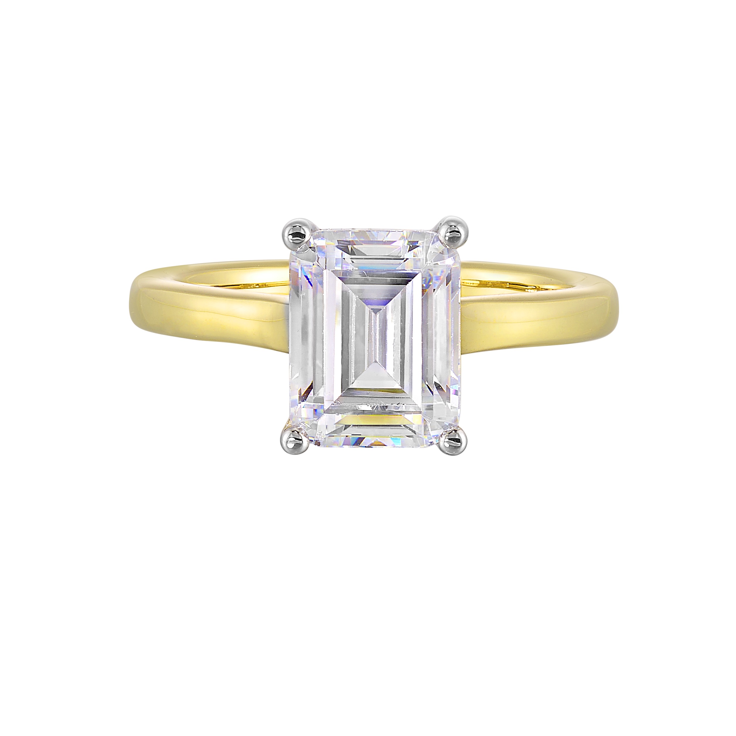 14K WYG 1/15 ct. tw. Diamond Hidden Halo Solitaire Engagement Ring. Semi Mount for 2 ct. tw. Oval Center.