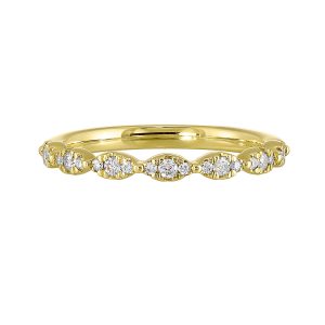 14K YG 1/5 ct. tw. Diamond Wedding Band