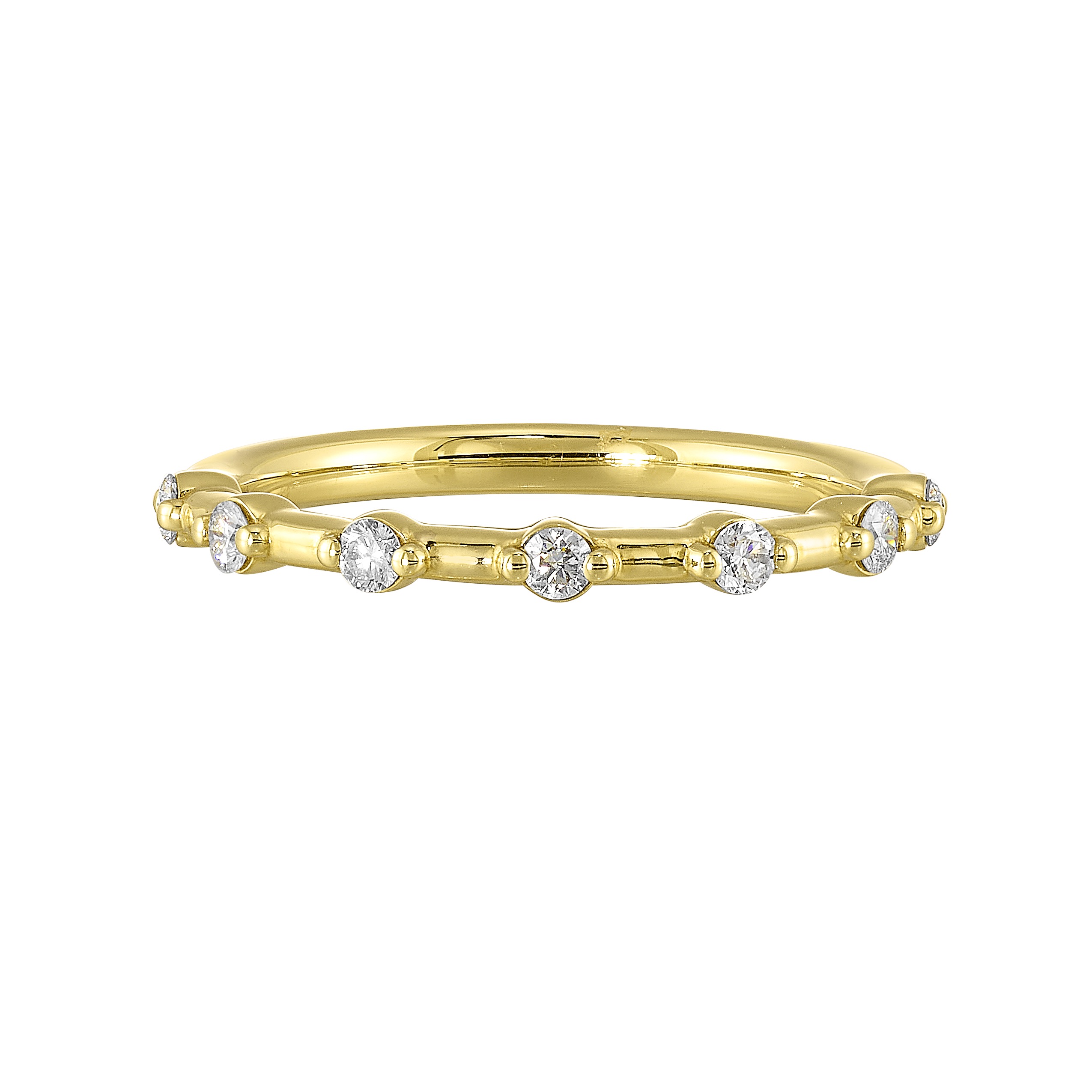 14K YG 1/5 ct. tw. Diamond Wedding Band