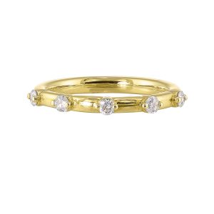 14K YG 1/4 ct. tw. Diamond Wedding Band
