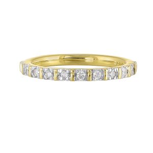 14K YG 1/5 ct. tw. Diamond Wedding Band